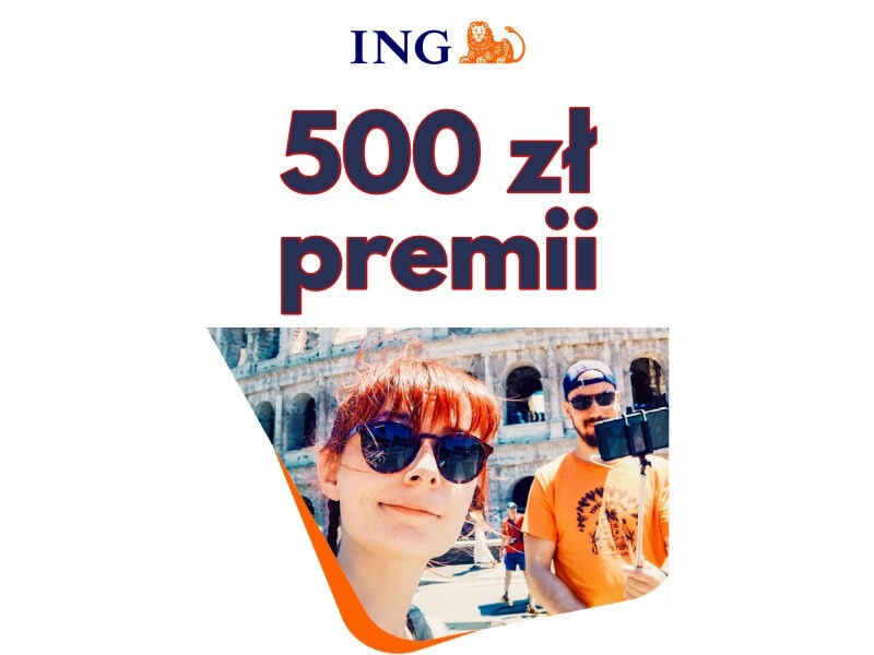 Załóż konto i zyskaj 500 zł premii (ING Bank Śląski)